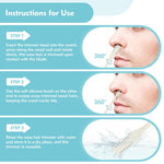 Kerros manual nose hair trimmer set being rinsed under running water to show waterproof feature