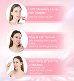 Hebeca electric trimmer with interchangeable heads