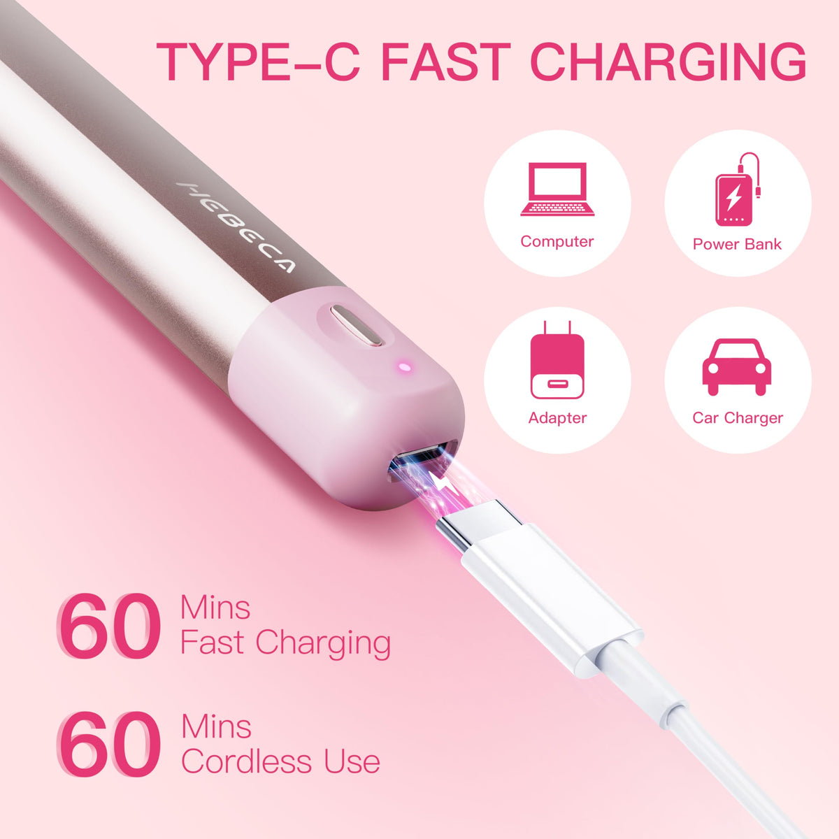 Waterproof Hebeca eyebrow and nose trimmer