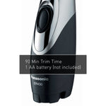 Panasonic ER430K ergonomic design for facial hair