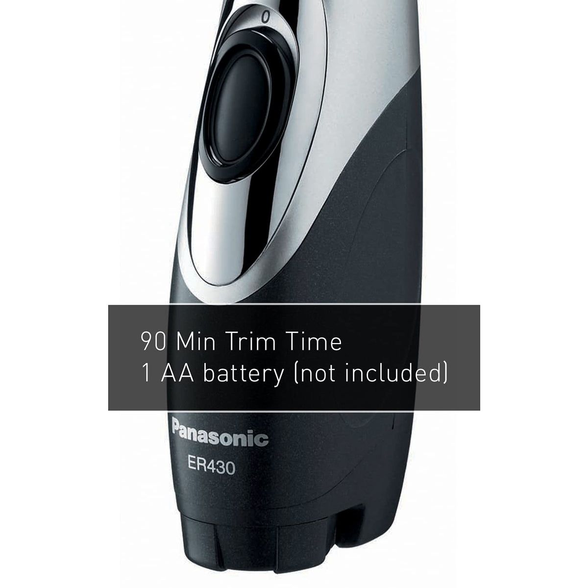 Panasonic ER430K ergonomic design for facial hair