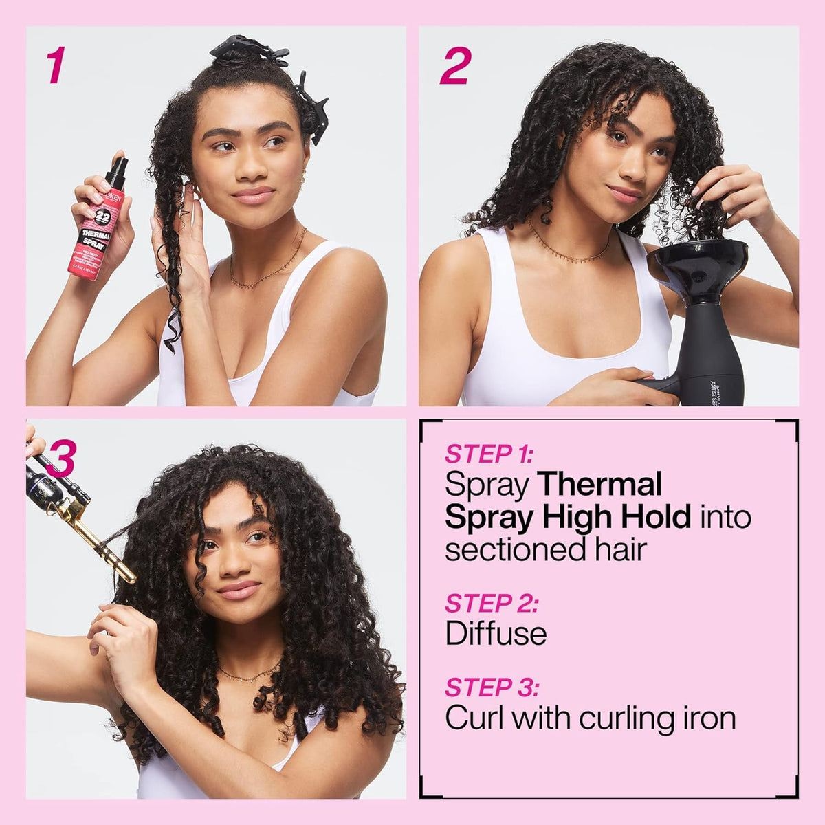 Redken Thermal Spray 22 hair care product packaging