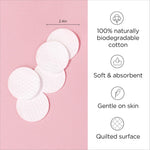 Diane pure cotton rounds hypoallergenic makeup remover pads packaging