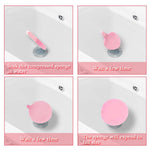 Krgiqn pink beauty sponges for women skincare routine presentation