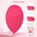 OtNiap 11cm oversized makeup sponge placed inside its included metal spiral holder.