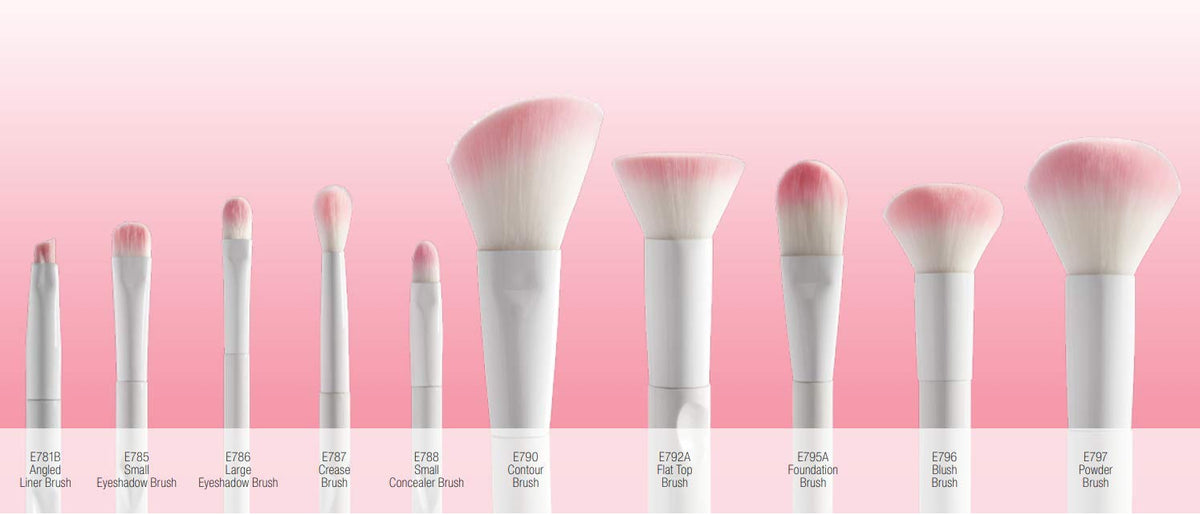 Wet N Wild vegan cosmetic brush blending powder makeup on a smooth surface