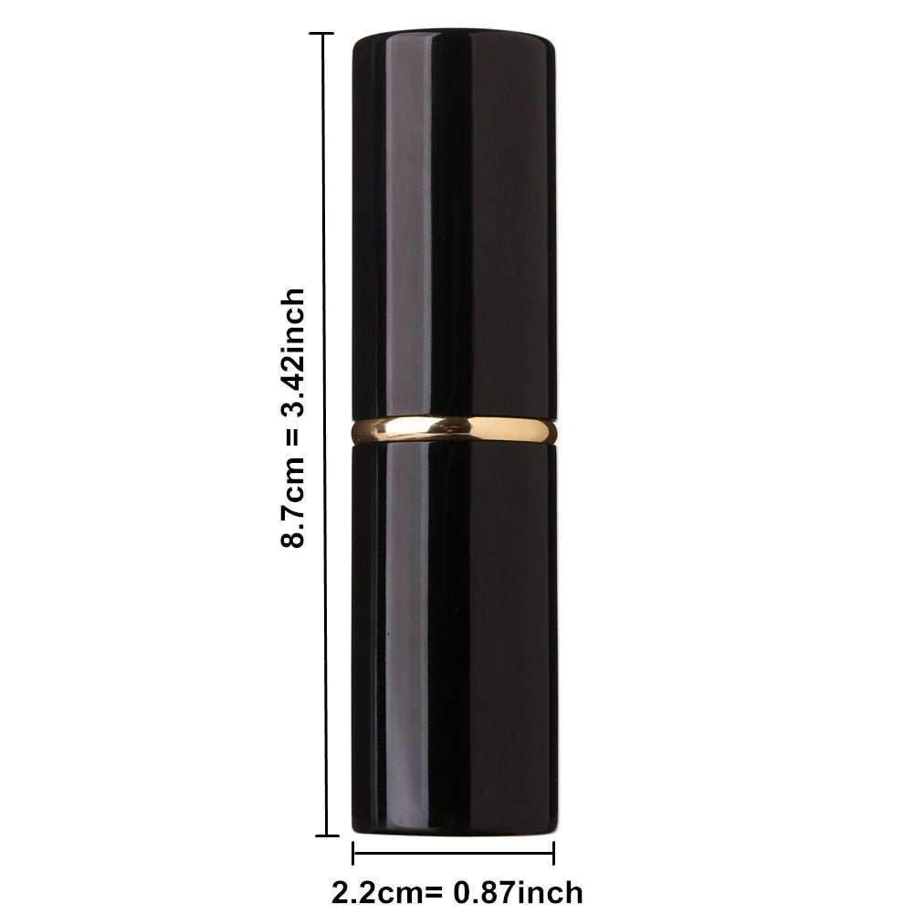 Mini blush brush cosmetic beauty tool in fully extended position for makeup application