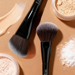 EoaMen vegan makeup brush in its original packaging