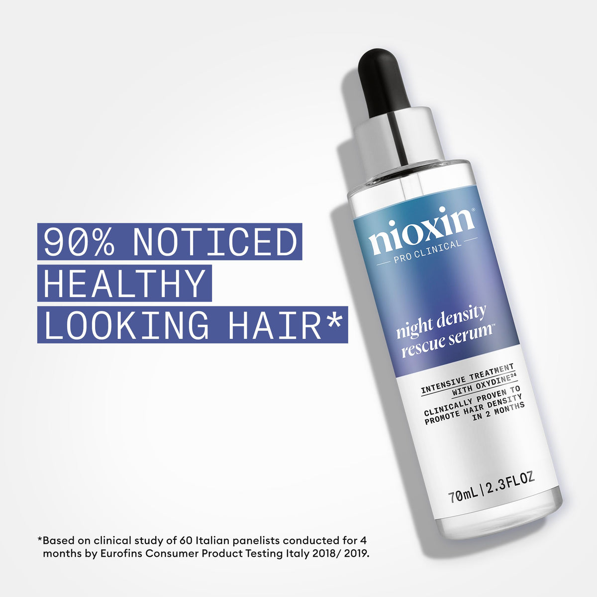 Nioxin hair density treatment packaging details