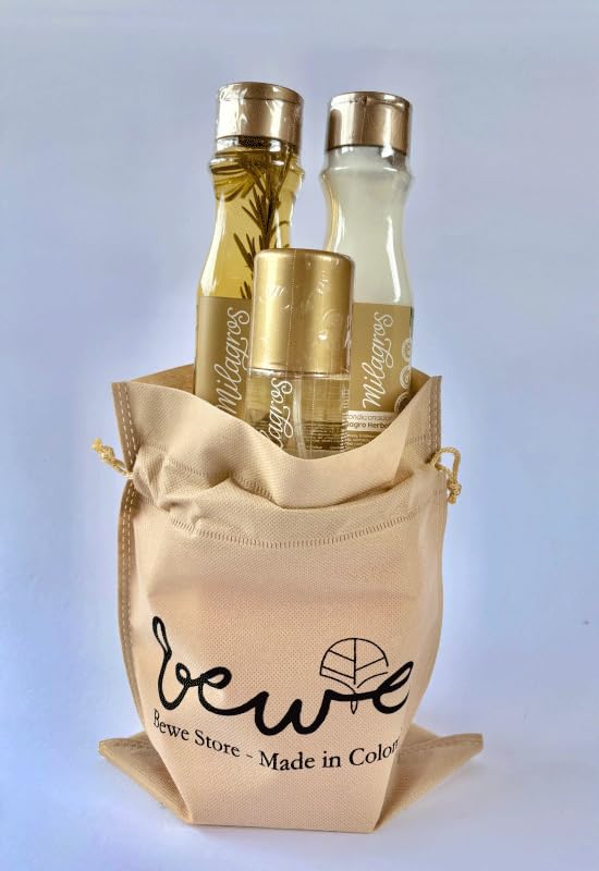 Full Herbal Miracle hair care routine kit items displayed together