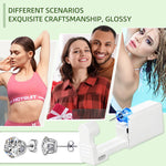 Instructions and components of the home piercing kit