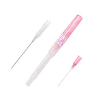 New Star Tattoo disposable body piercing kit with built-in plastic guide catheters.