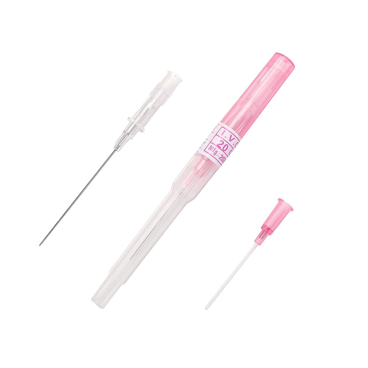 New Star Tattoo disposable body piercing kit with built-in plastic guide catheters.