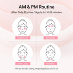 Skincare routine setup featuring the imported Abib cooling eye masks