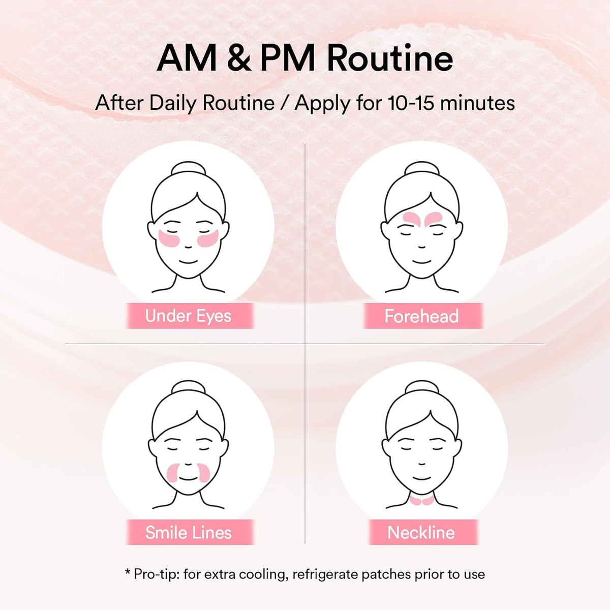 Skincare routine setup featuring the imported Abib cooling eye masks