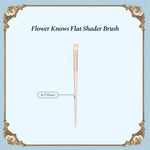 Close up of soft synthetic bristles on Flower Knows makeup brush