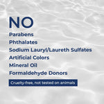 Vegan cruelty free moisture rich shave lotion packaging details