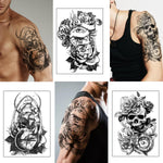 Yazhiji temporary tattoo set waterproof test illustration