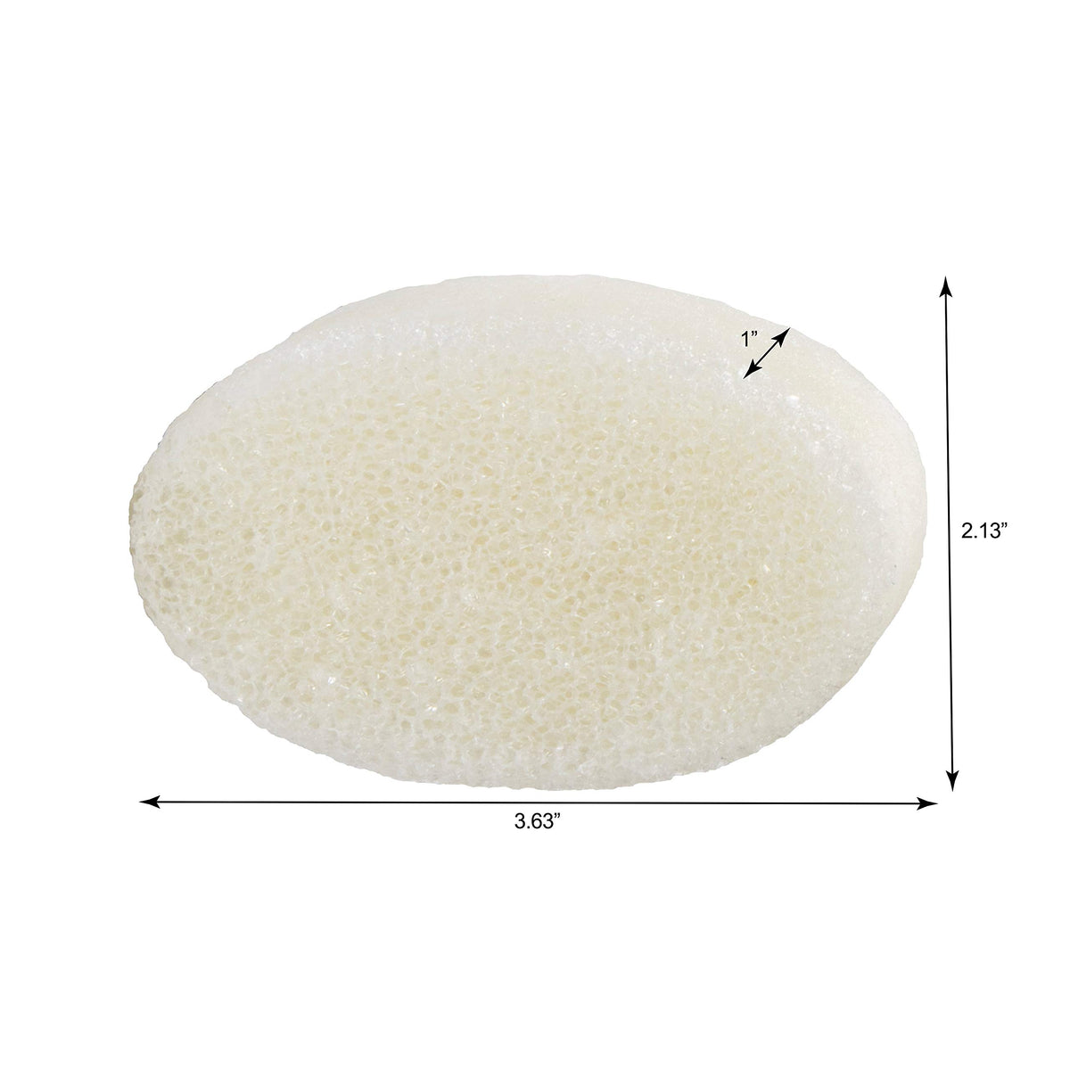 Spongeables exfoliating shaving sponge textured buffer side for smooth skin prep