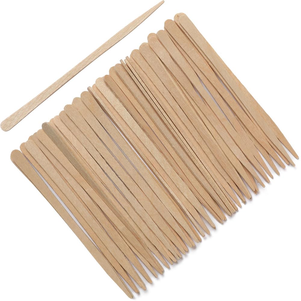 Smooth splinter free birch wood hair removal sticks by Borogo displayed in a neat bundle for salon setup