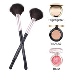 ENERGY synthetic fiber blending brush for powder and cream formulas