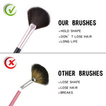 ENERGY imported beauty tool handle detail and premium ferrule