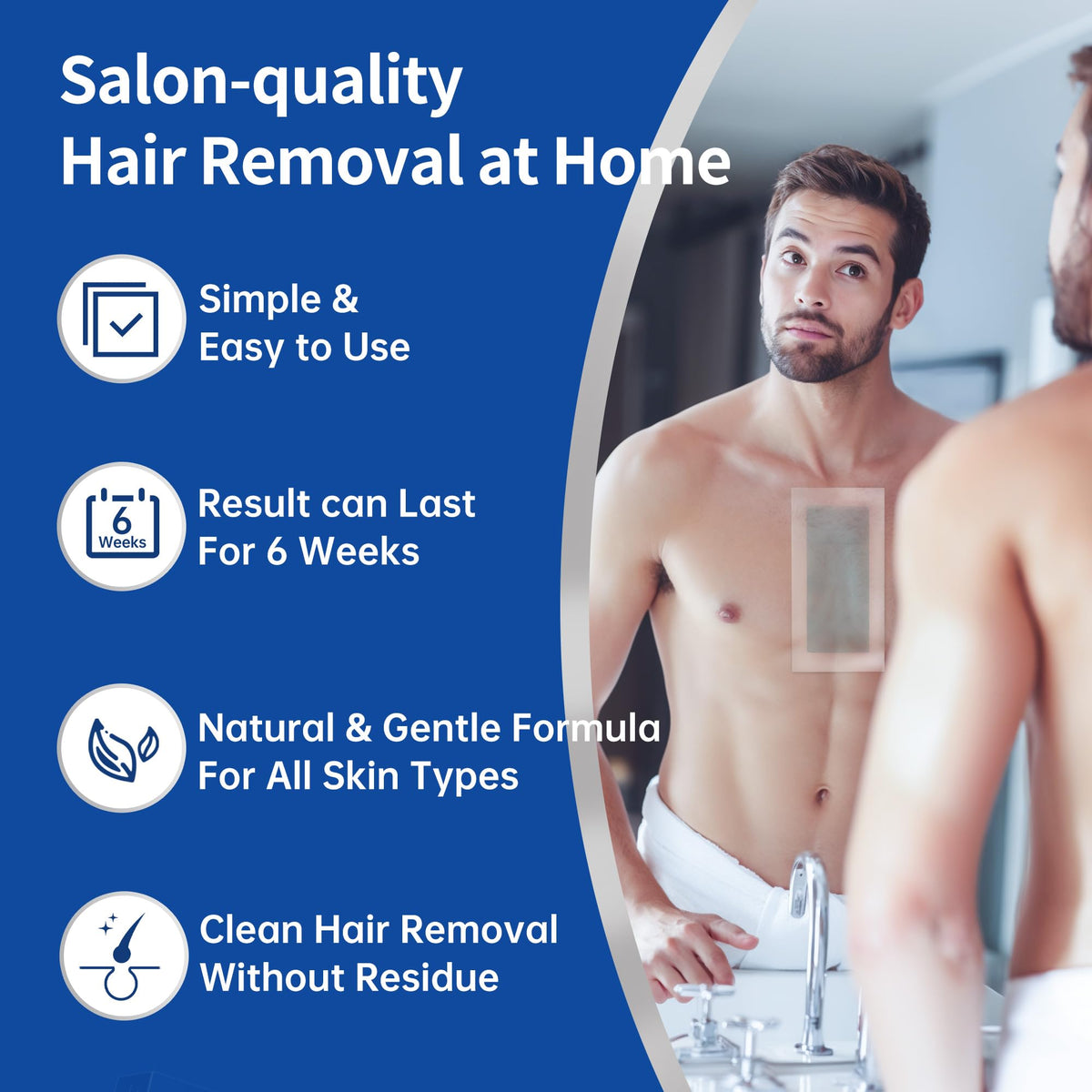 Beauty7 facial hair removal precision trimming demonstration with scissors.