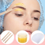 Maitys authentic USA imported small eyebrow waxing pads displayed on a clean background.