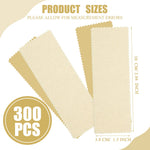 Close up view of the 100 percent natural cotton muslin texture of the Loopeer waxing strips.