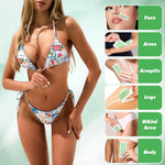 FYENCAM personal care wax kit showing the included post wax calming oil wipes
