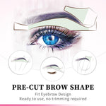 Instructional view of warming Beauty7 cold wax strips between hands