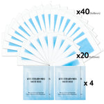 GleeBee pre-waxed strips for body and face hair removal kit