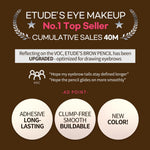Etude Drawing Eyebrow Pencil close up view of the triangular tip for precise definition.
