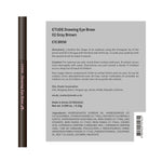 Etude authentic imported eyebrow pencil showing the complete product overview from the front.