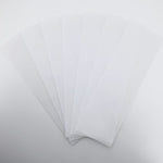 Premium lint free white wax strips for facial and body grooming