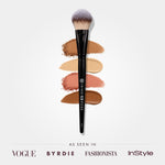 BK Beauty N17 makeup brush vegan bristles close up view