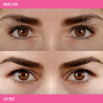 Dermatologically tested facial hair removal packaging highlighting the no heating required feature