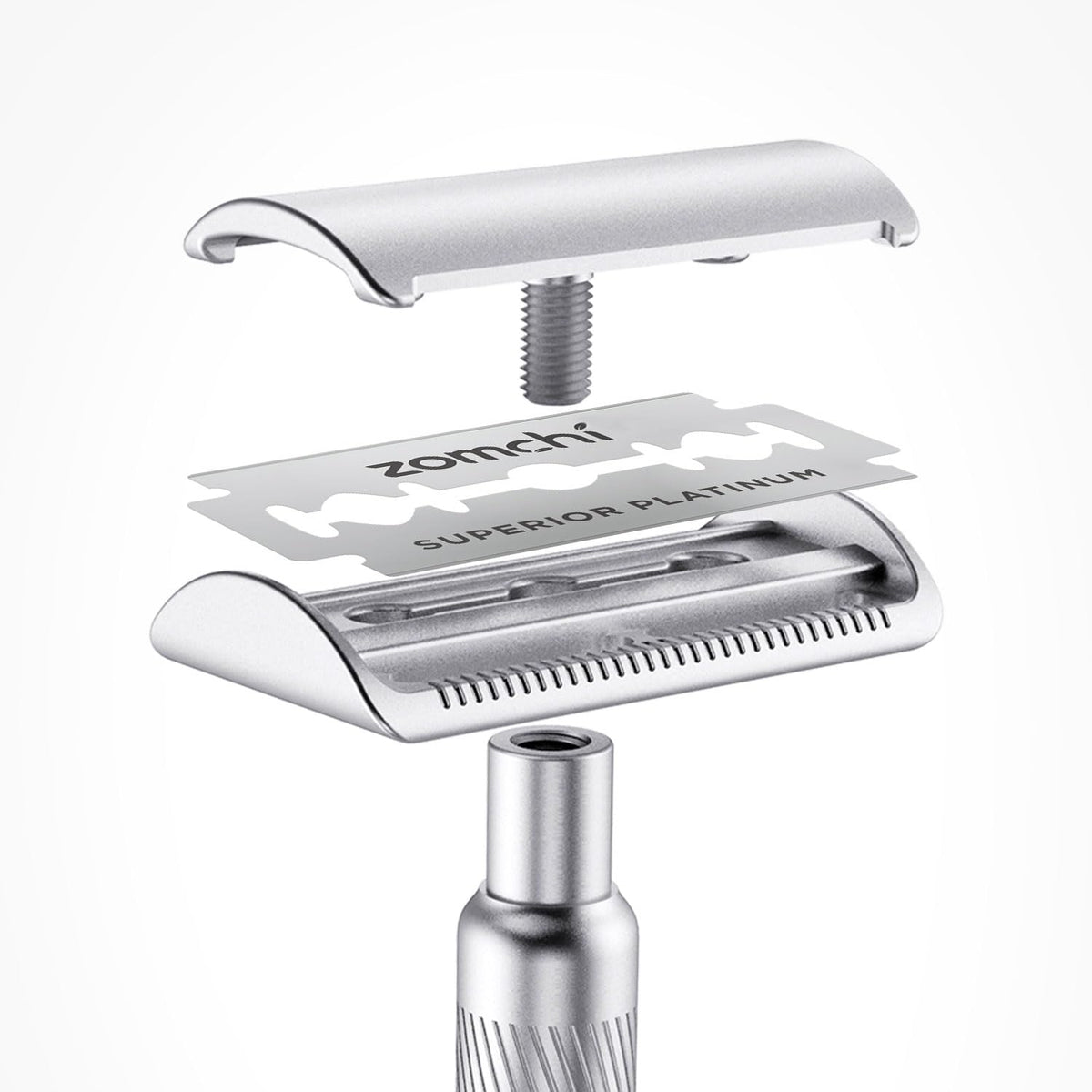 Zomchi double edge safety razor blades wrapped individually in protective wax paper