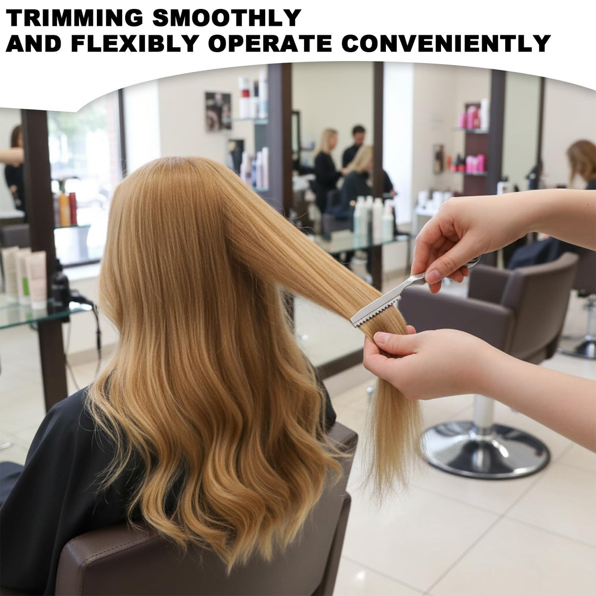 Side profile of stainless steel hair shaper razor