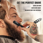 Side profile of Feisier professional grooming straight razor