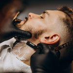 Feisier barber razor kit components on a clean background
