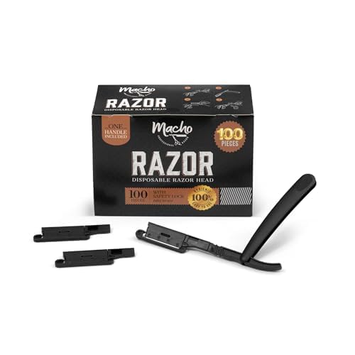 Complete packaging of Better Barber disposable shaving system.