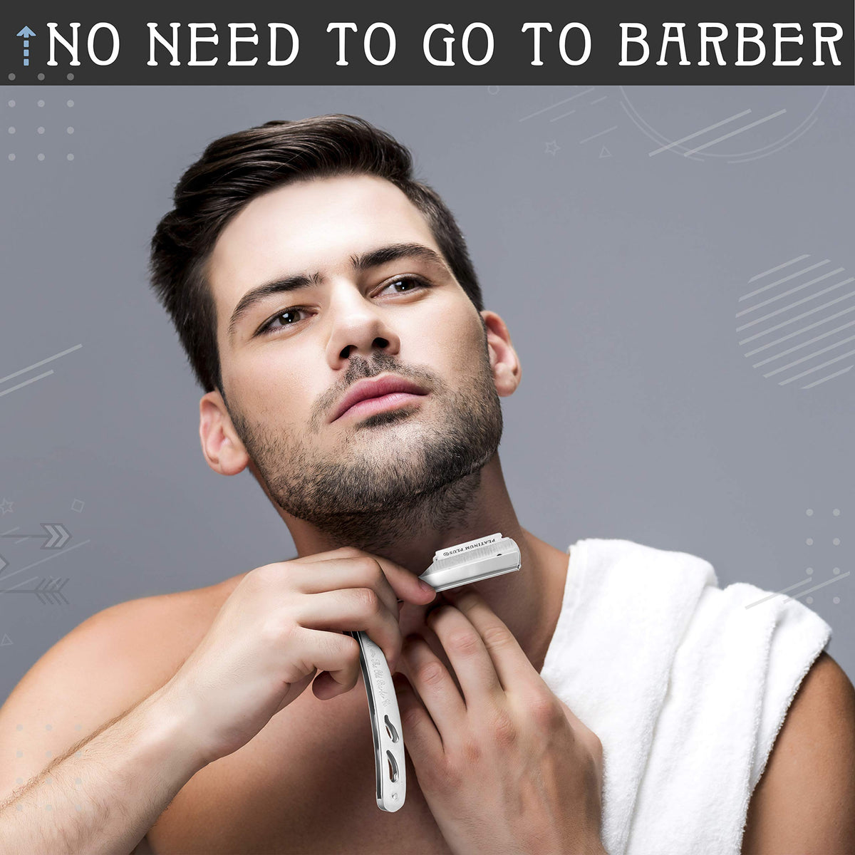 Replacement blades included in the Hunter Jack grooming set.