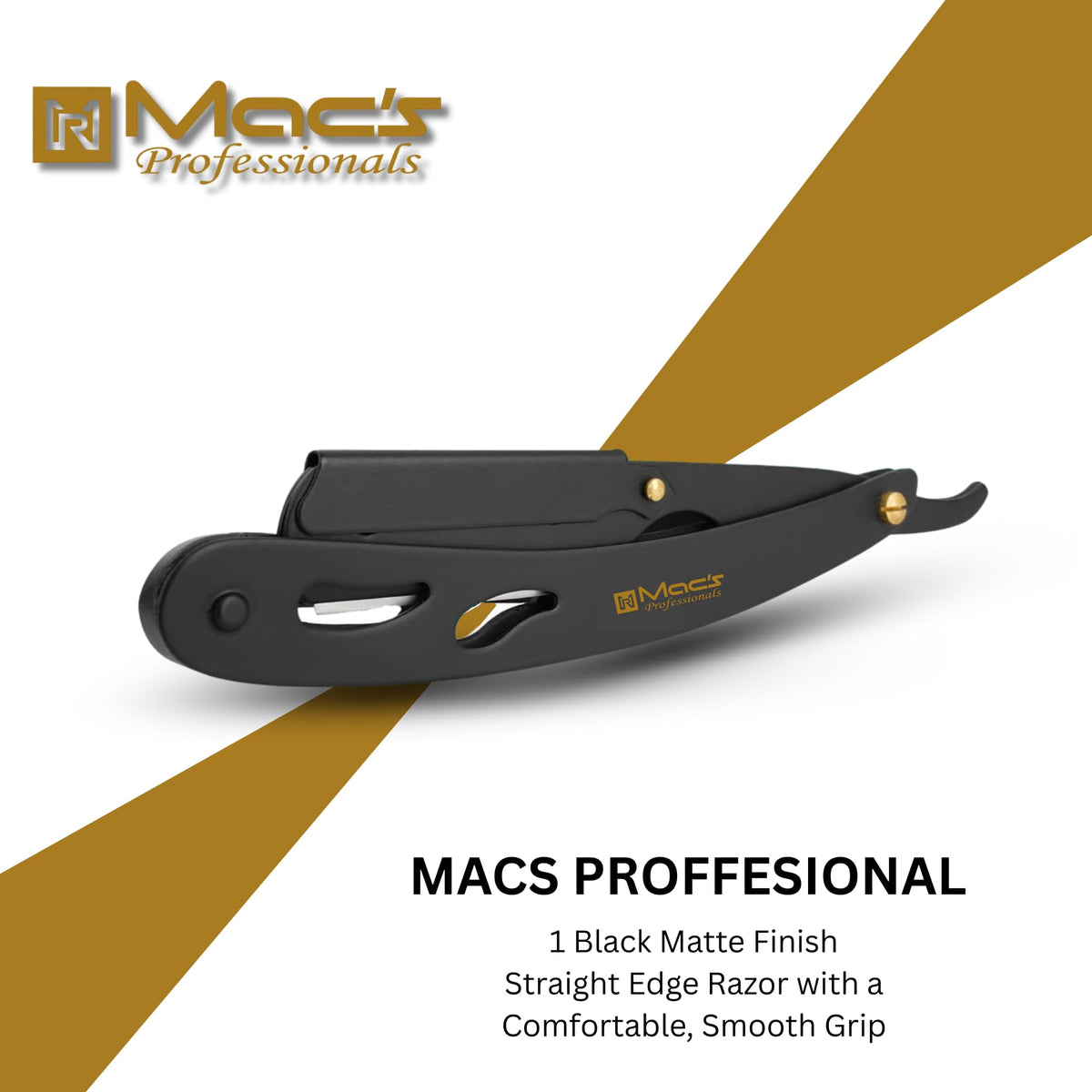 Macs Professional grooming kit with 100 Derby blades and pouch