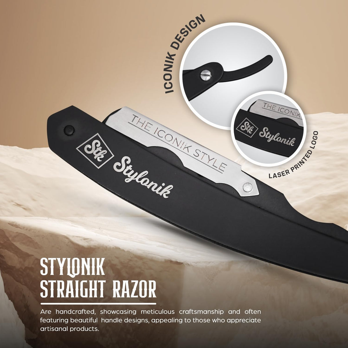 Stylonik grooming razor set with replacement blades
