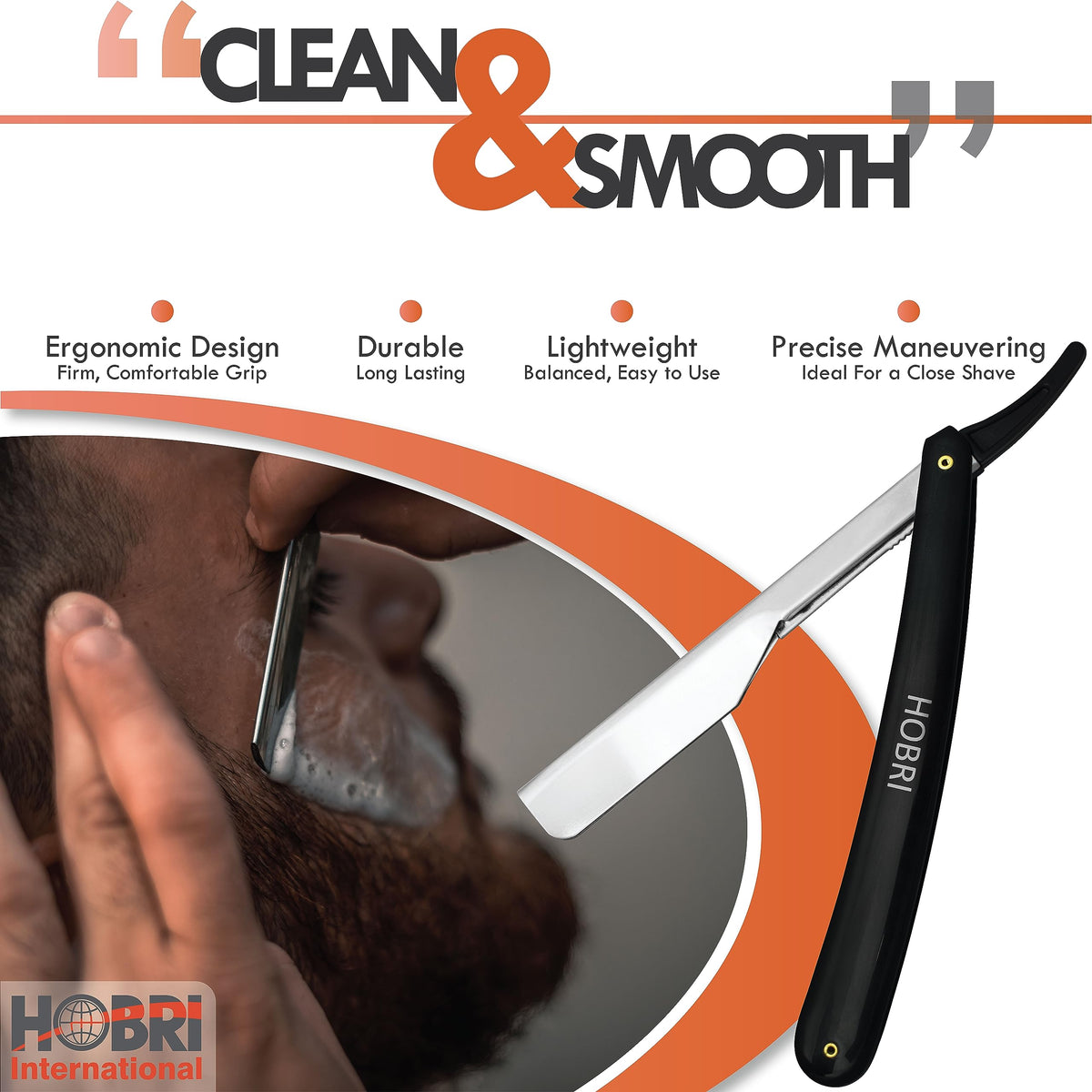 High quality stainless steel razor edge detail