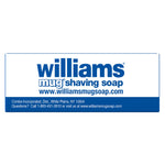 Authentic USA imported Williams Mug Shaving Soap packaging details