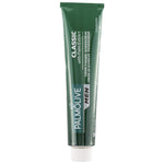 Palmolive shaving cream tube packaging close up