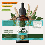 Lifestyle shot of Herbamama Black Cohosh 4 fluid ounce bottle