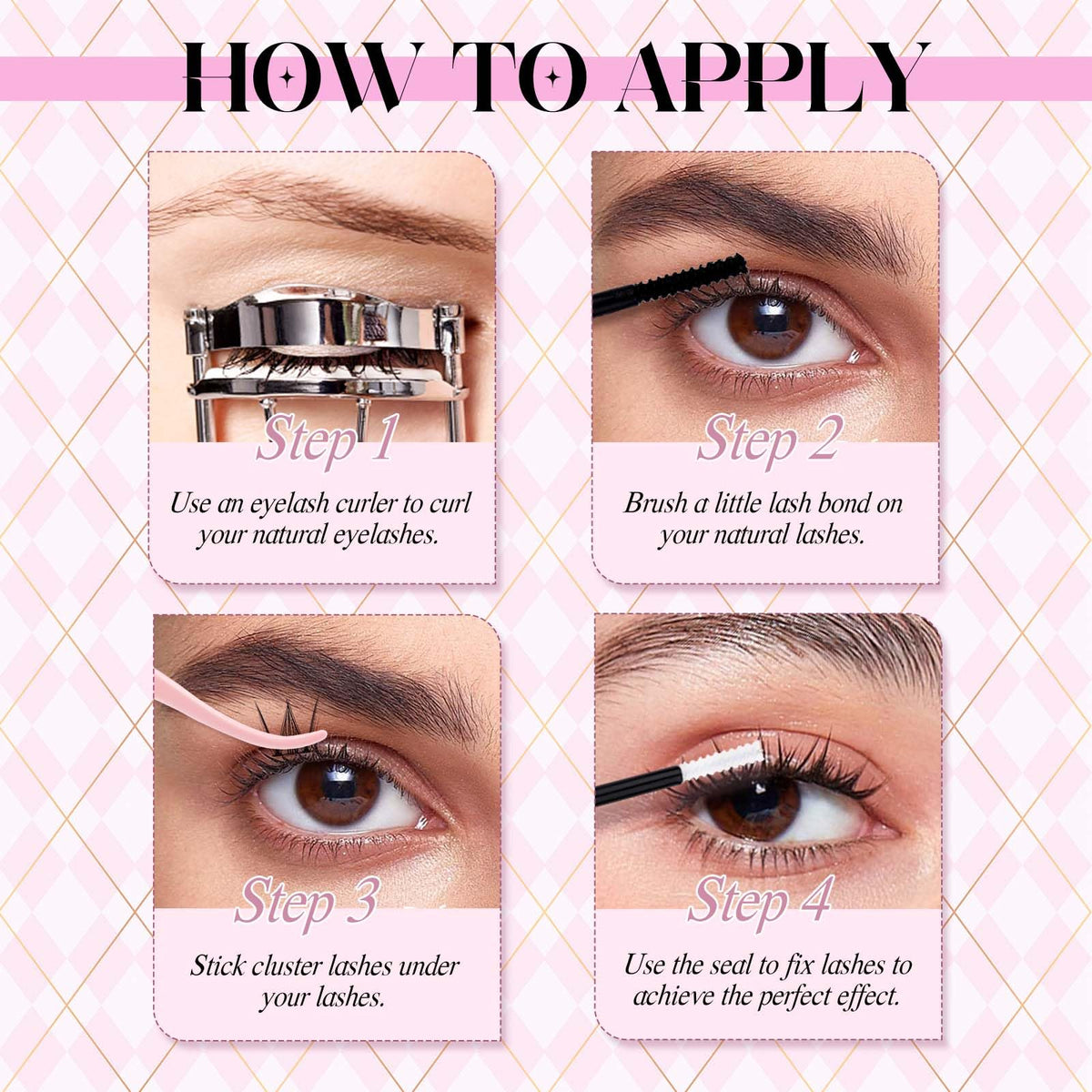 Fadlash beginner friendly eyelash kit packaging containing all professional salon styling components